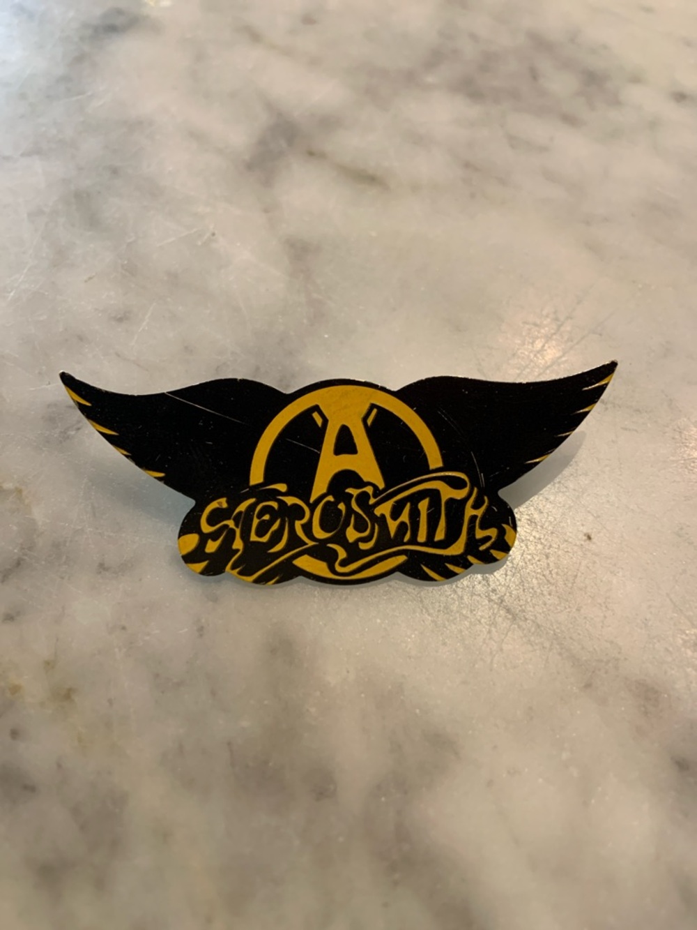 Aerosmith Vintage 70s Winged Logo Pin